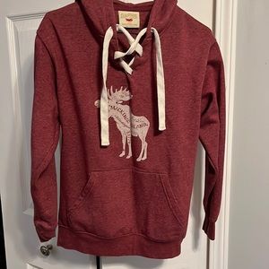 Burgundy Macinac Island Hoodie